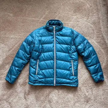 [ 새상품급 ] AIGLE 다운 자켓 청록색