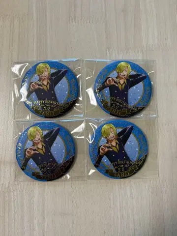 상디 벌스데이 캔뱃지 4개 세트