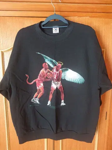 [초레어] 90s 데니스 로드맨 맨투맨 MADE IN USA 천사와 악마