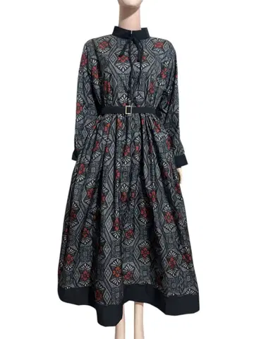 기모노 리메이크 원피스 오시마 명주 순수 실크 1월 상순 발송