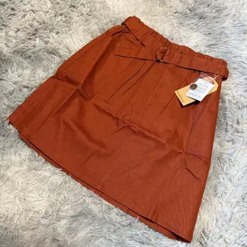 [ DOUBLE NAME ] 오렌지 컬러 벨트 포함 숏팬츠 F 사이즈