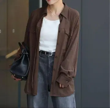 저널 스탠다드 페이크 스웨이드 셔츠