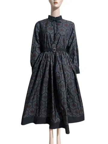 기모노 리메이크 원피스 오시마 명주 순수 실크 1월 상순 발송