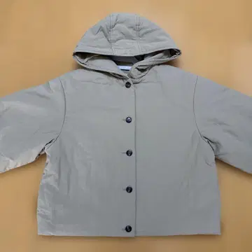 사만사 모스모스 충전솜 숏 후드 자켓 베이지 프리 사이즈