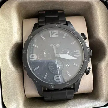 FOSSIL 블랙 아날로그 손목시계