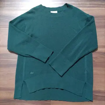 LACOSTE 다크 그린 스웨터 38