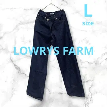 LOWRYSFARM 로리즈팜 다크 블루 데님 팬츠 청바지 L 청바지