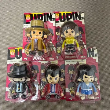 루팡 3세 소프트 비닐 피규어 5체 세트