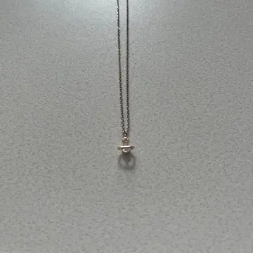 심플 실버 목걸이