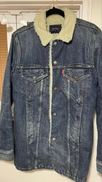 marbles 보아 런치 코트 데님