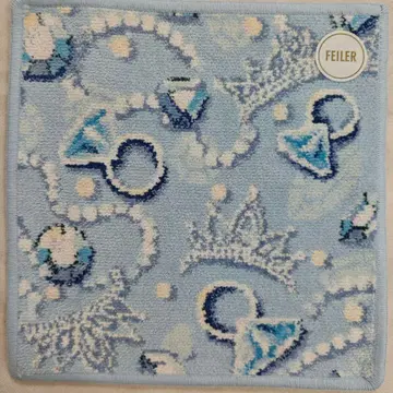 페이러 손수건 미사용 새상품 썸씽 블루