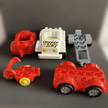 LEGO 레고 듀플로 카 베이스 지프 오픈카 삼륜차