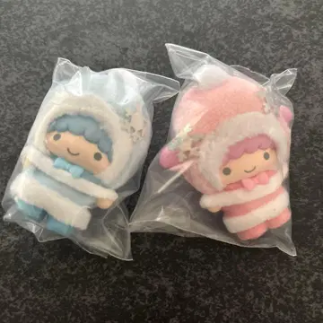 산리오 캐릭터즈 치비토모 눈의 정령 키키라라 마스코트 키링