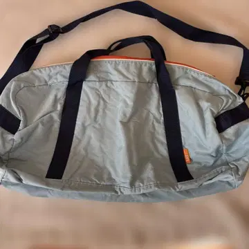 SAS 스카이블루 보스턴 백 네이비 스트랩