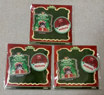멜로 조이 크리스마스 아크릴 스탠드 스탬프 스퀴즈