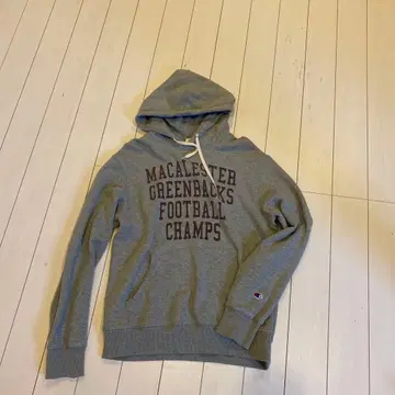 챔피언 그레이 후드티 후드 부착