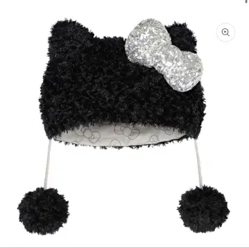 헬로키티 리본 포함 니트 모자 USJ 유니버셜