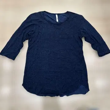 [ 새상품급 ] 어태치먼트 남성용 상의 얇은 소재 7부 기장 블루