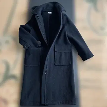 LACOSTE 블랙 롱 코트 사이즈 40