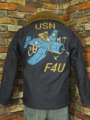 휴스턴 A-2 덱 자켓 S 사이즈 36 일본제 방한복 마츠오카 요시히로