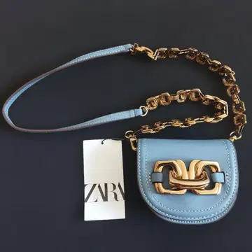 ZARA 라이트 블루 숄더백 [ 미사용 새상품 ]