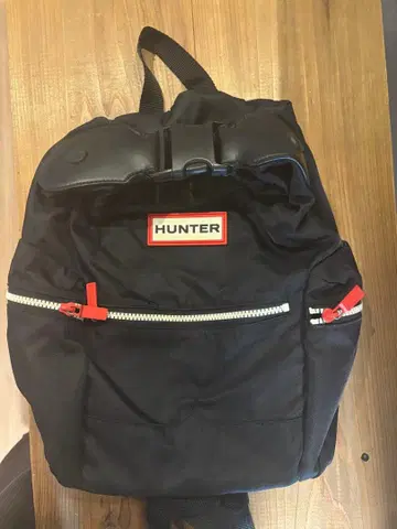 HUNTER 블랙 백팩 백팩