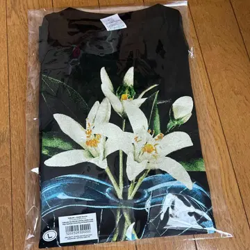 TENBANK 팬미팅 T셔츠 L 사이즈 블랙 꽃무늬