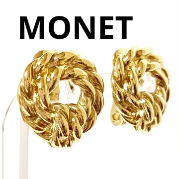 새상품급 모네 귀찌 골드 서클 로프 매듭 빈티지