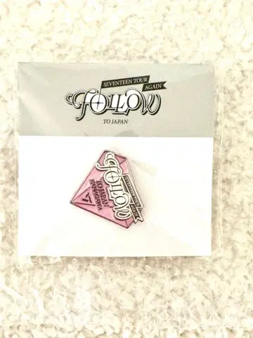 SEVENTEEN FOLLOW AGAIN 핀 배지 가나가와 세부치