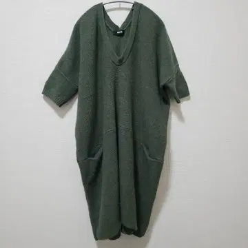 ZUCCa 니트 원피스 그린 M