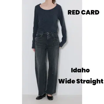 레드카드 RED CARD Idaho 와이드 스트레이트 데님