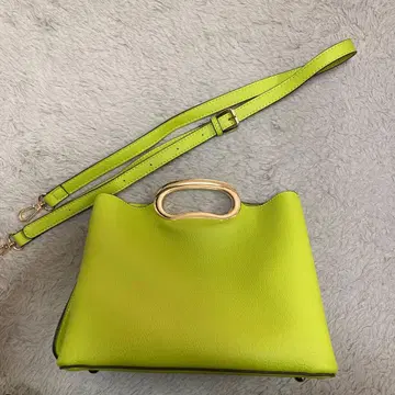 미사용 그린 핸드백