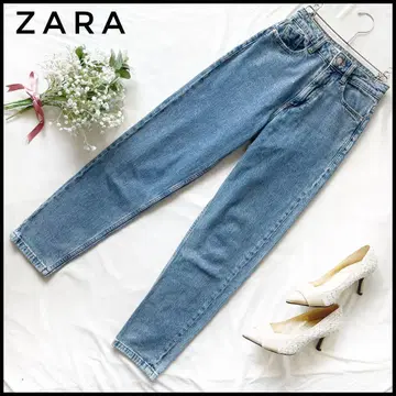 ZARA 자라 데님 청바지 팬츠 테이퍼드 새상품급 캐주얼 XS