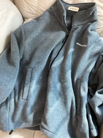 택 포함 새상품 SMOOTHMOOD 플리스 자켓 그레이