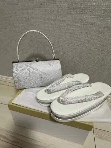 성인식 후리소데 일본 나막신 백 세트