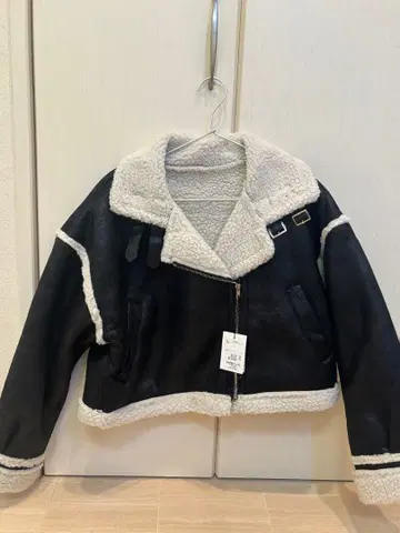 GRL 페이크 무스탕 라이더 자켓 [ k9178d ]