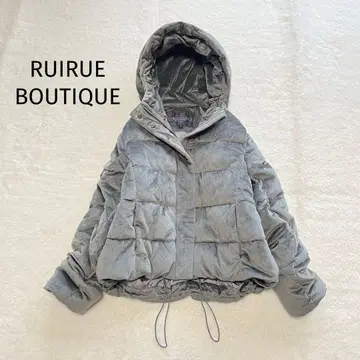 프레셔스 컬러 숏 에코 다운 자켓 / 루일 에 부티크 그레이 벨로아