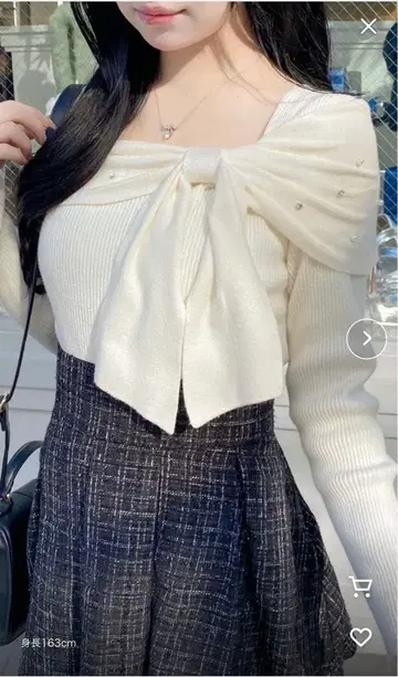 INGNI 잉그 비쥬 2Way 오프숄더 니트