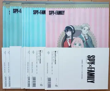 EB 스파이 패밀리 클리어 파일 컬렉션 8개 세트