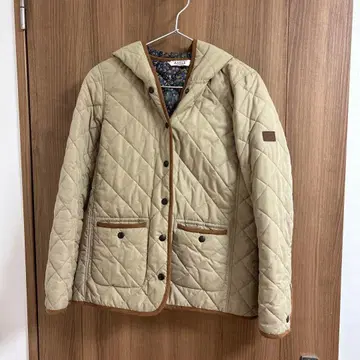 AIGLE 베이지 x 리버티 퀼팅 자켓