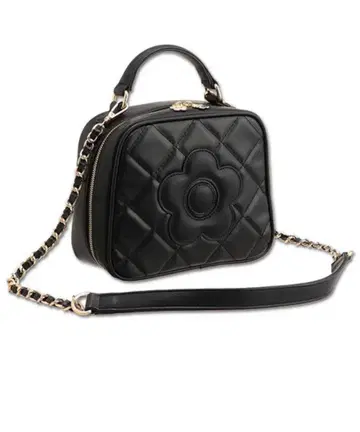 마리콴트 스퀘어 퀼트 데이지 패치 2WAY 숄더