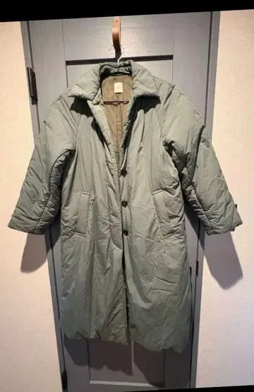 Spick & Span 그린 롱 다운 코트