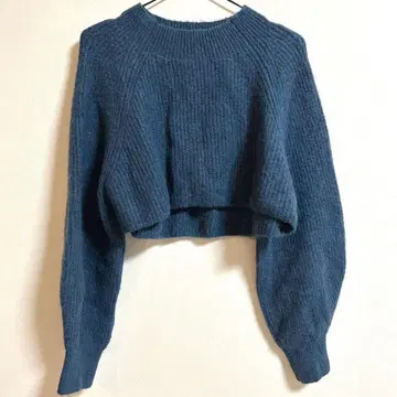 센스 오브 플레이스 숏 니트 스웨터 어반 리서치 알파카 혼방