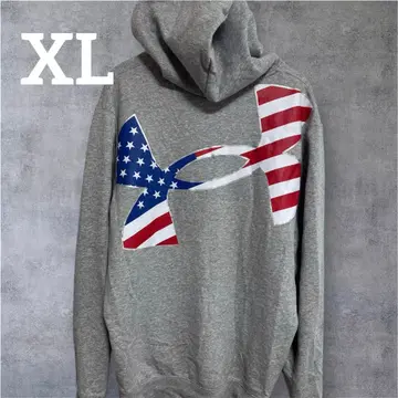 언더아머 후드티 맨투맨 그레이 성조기 [ XL ]