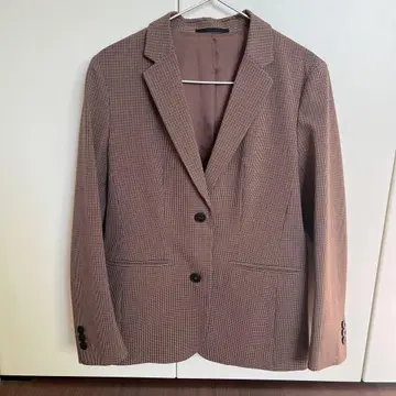 유니클로 테일러드 자켓 브라운 ( S )