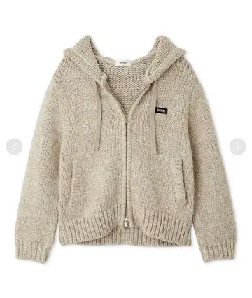 snidel 로빙 니트 후디 스나이델