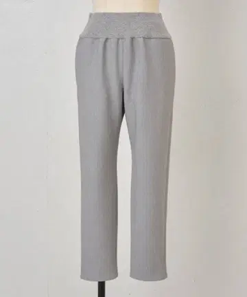 (중고) 비어즐리 더블 크로스 웨이스트 리브 슬림 팬츠