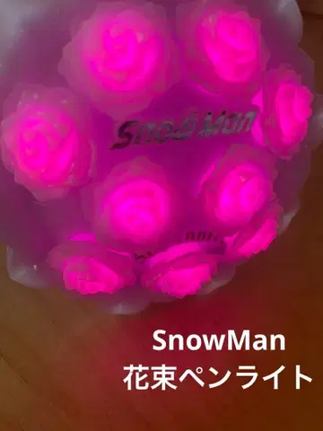 snowMan 스노우맨 꽃다발 응원봉