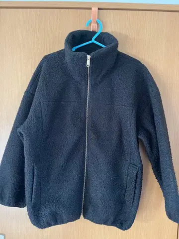 ABITOKYO 압축 부클레 스탠드 카라 블루종 - 블랙/FREE