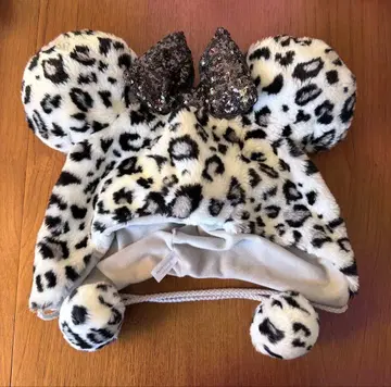 도쿄 디즈니 씨 레오파드 무늬 모자